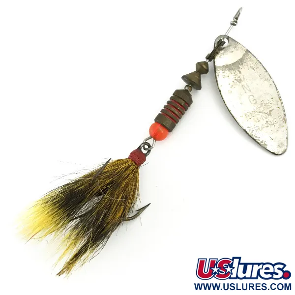 Mepps Aglia Long 2 Dressed Cuiller, Argent, 7,3g, Queue d'écureuil #5704