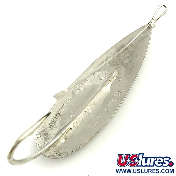 Cuillère Weedless Johnson Silver Minnow, Argent, 21g, Anti-herbe, #5713