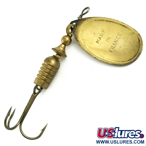 Mepps Aglia 3 Cuillère, Or, 7g, Vintage 1950s, #5733