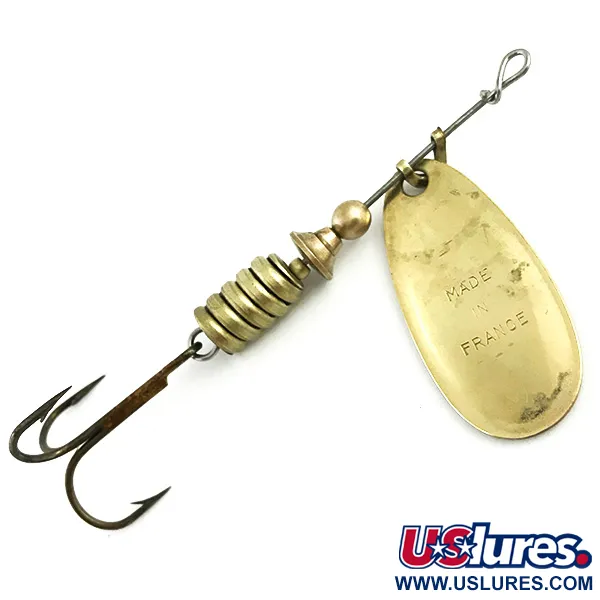 Mepps Comet 3 (1956) Cuiller Tournante, 7g, Laiton, #5734