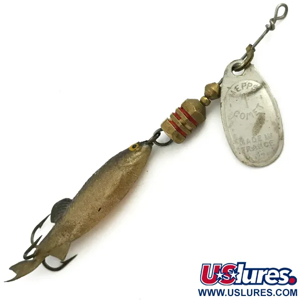 Mepps Comet Mino 1 Cuiller, Argent, 4.6g, Vairon Souple, #5736