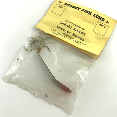 Weedless Barney Spoon Cuillère, Blanc / Rouge, 7g, Anti-herbe, #5739