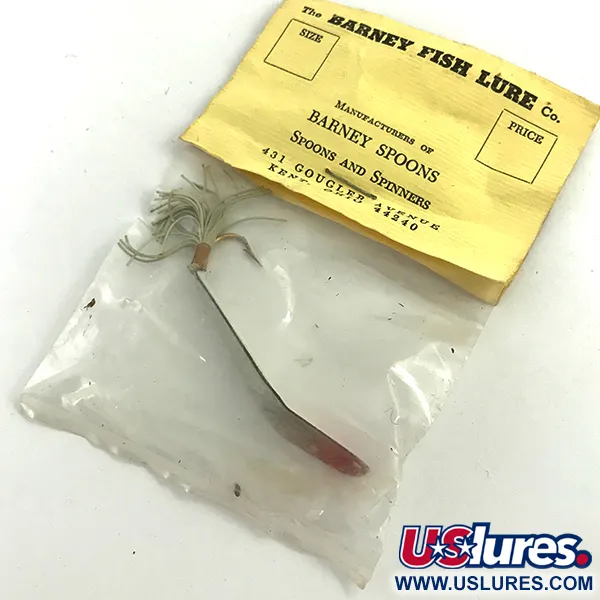 Weedless Barney Spoon Cuillère, Blanc / Rouge, 7g, Anti-herbe, #5739