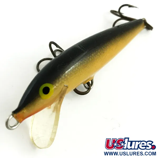 Rapala Original Floater Poisson Nageur, Gold, 4g, Balsa, #5742