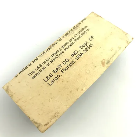 L&S Bait Company MirrOlure Bass-master Walker, Rouge/Argent, 14g, #5744