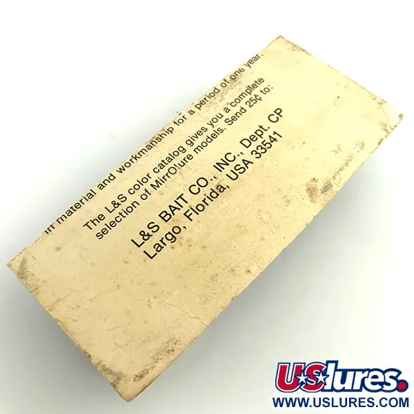 L&S Bait Company MirrOlure Bass-master Walker, Rouge/Argent, 14g, #5744