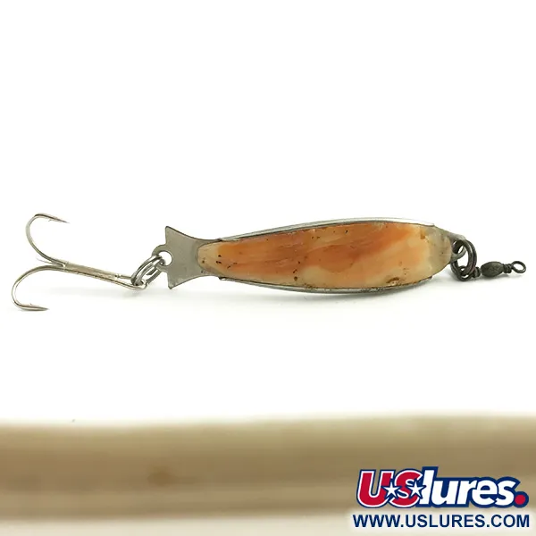 Salm The Killer Red Abalone Pearl Minnow Cuillère, Argent, 8g, #5750