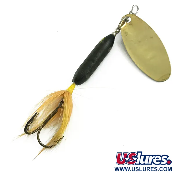 Worden’s Original Rooster Tail 4 Cuillère, Gold, 8g, Queue Plumes, #5753