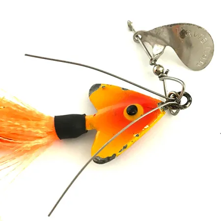 Fred Arbogast Hawaiian 2 Spinnerbait, Nickel / Orange, 9g, #5772