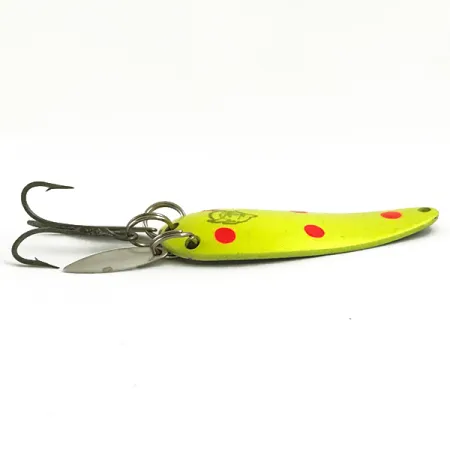 Eppinger Dardevle Imp Klicker UV Cuillère, Jaune/Rouge/Nickel, 11g, #5788