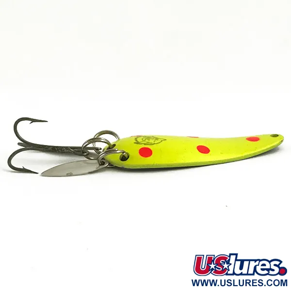 Eppinger Dardevle Imp Klicker UV Cuillère, Jaune/Rouge/Nickel, 11g, #5788