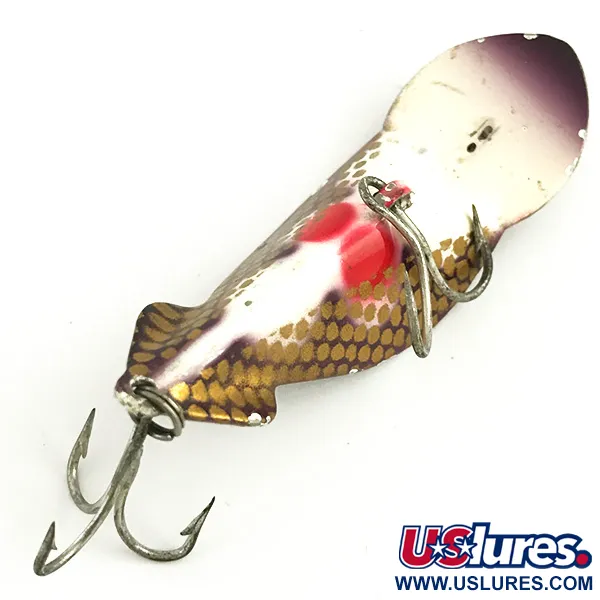 Buck Perry Spoonplug Leurre, Violet-Marron, 7g, Bavette fixe, #5789