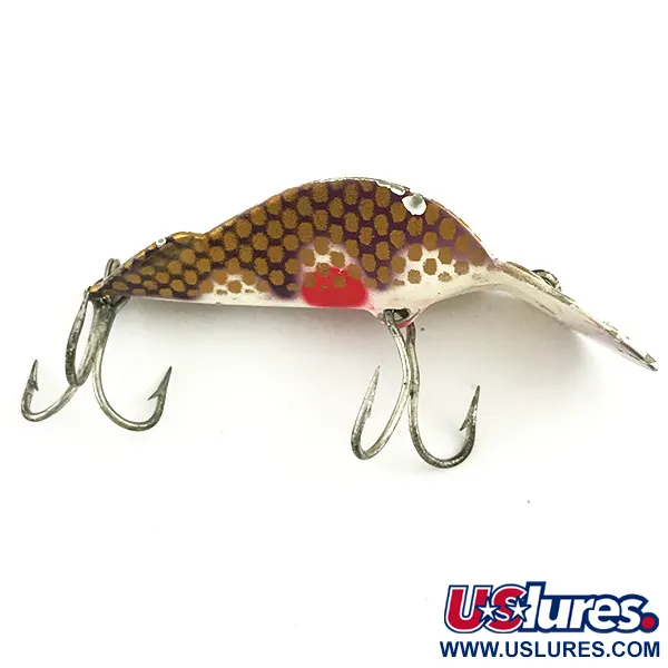 Buck Perry Spoonplug Leurre, Violet-Marron, 7g, Bavette fixe, #5789