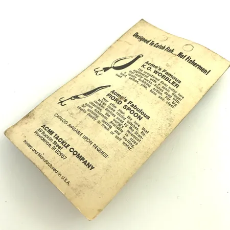 Acme Kastmaster Cuillère, Or, 10.5g, aérodynamique, #5801