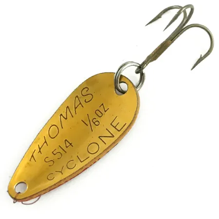 Thomas Cyclone Cuillère, Rainbow Red Trout / Gold, 4.3g, Laiton, #5819