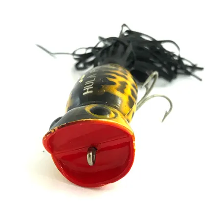 Fred Arbogast Hula Popper Popper, Tiger, 14g, Jupe Caoutchouc, #5841