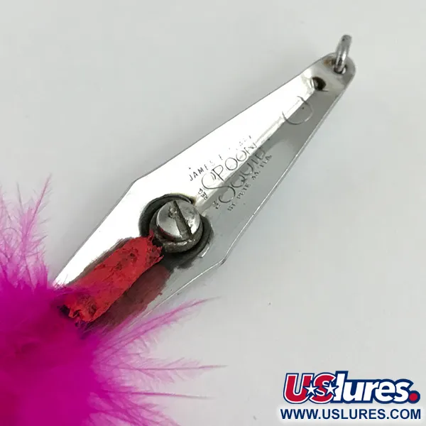 James E. Clark Clark Spoon Cuiller, Chrome/Rose, 5g, Anti-herbe, #5856