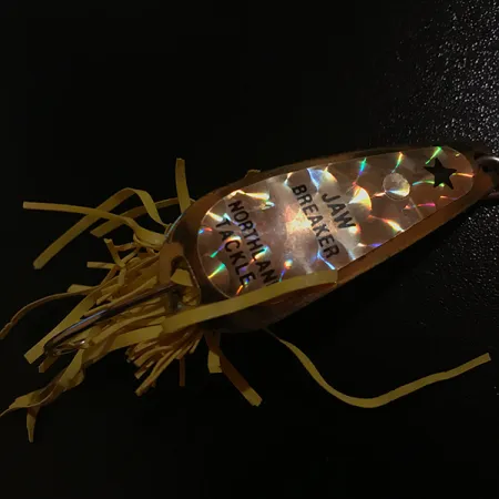 Northland Jaw-Breaker Cuillère, Or, 15,5g, Jupe Vinyle Jaune, #5865