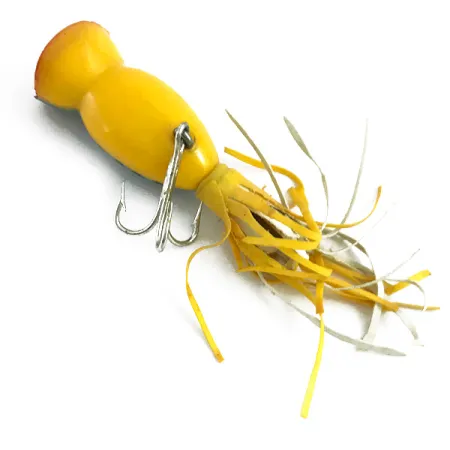 Fred Arbogast Hula Popper, Fire Tiger, 3g, Jupe Caoutchouc, #5867