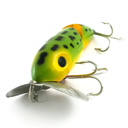Fred Arbogast Jitterbug Jointed Leurre Surface, Frog, 10g, #5868