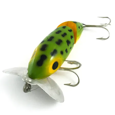 Fred Arbogast Jitterbug Jointed Leurre Surface, Frog, 10g, #5868