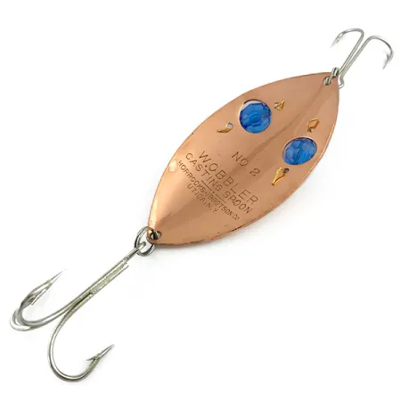 Horrocks-Ibbotson Wobbler Cuillère, Cuivre / Bleu, 23g, Perles, #5870