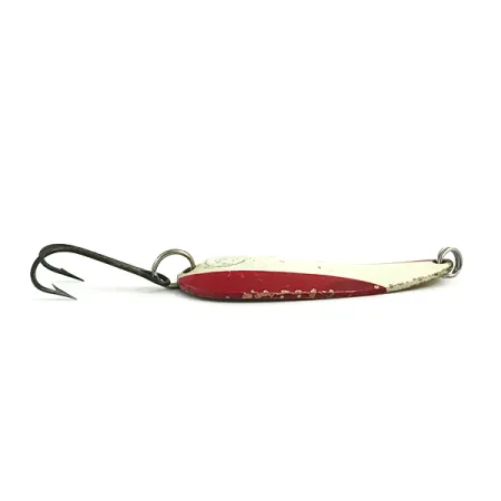 Eppinger Dardevle Imp Cuillère, Rouge/Blanc/Cuivre, 11g, Dos cuivre, #5873