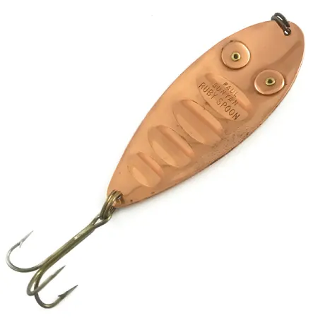 Paul Bunyan Ruby Spoon Cuillère, Cuivre/Yeux Rouges, 25g, Vintage, #5883