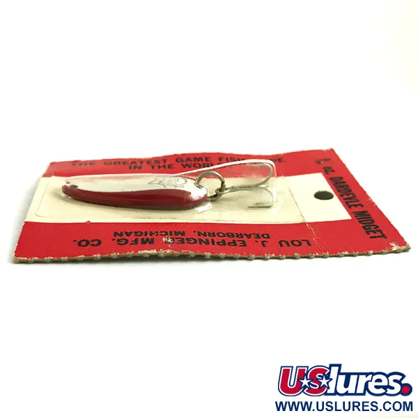 Eppinger Dardevle Midget Cuiller, Rouge/Blanc, 6g, Vintage, #5894
