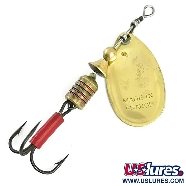 Mepps Aglia 2 Cuillère, Or, 4,5g, Corps en laiton, #5899