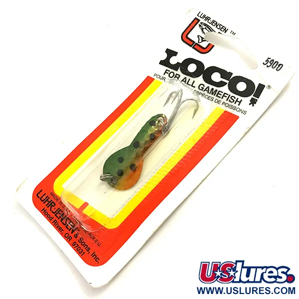Luhr Jensen Loco 1UV Cuillère, Perche, 4g, Finition UV, #5900
