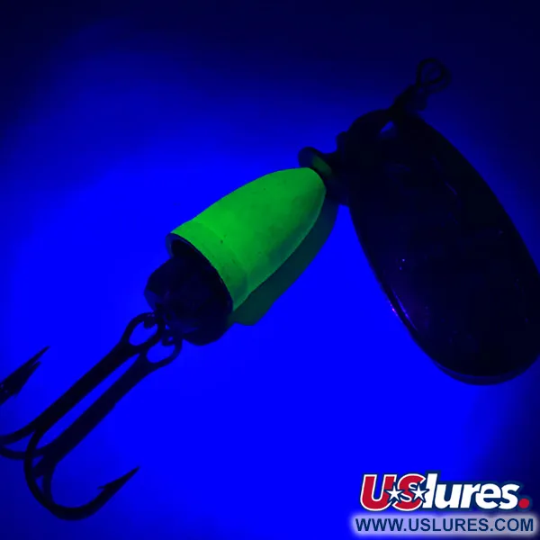 Blue Fox Super Vibrax 3 UV Cuiller, Argent/Vert, 8g, UV-actif, #5927
