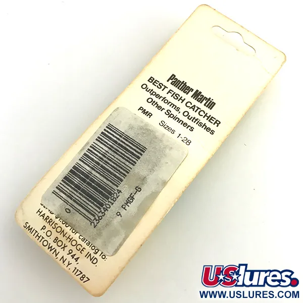 Panther Martin 9 Cuiller Tournante, Or, 10,6g, Vintage, #9 PMGF-G