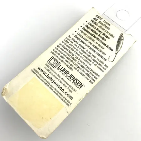 Luhr Jensen Crippled Herring Cuillère, Blanc/Vert UV Glow, 21g, #5921