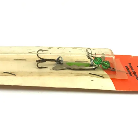 Brad’s FISHERMAN'S LUCK UV Cuillère, Nickel/Vert, 7g, UV, #5925