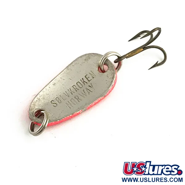 Sølvkroken Spesial Classic UV Cuillère, Rouge UV / Argent, 4g, UV, #6264