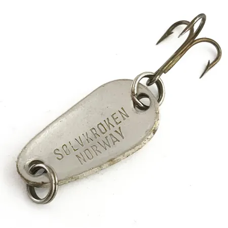 Sølvkroken Spesial Classic Cuillère, Argent/Rouge, 4g, Vintage, #5934