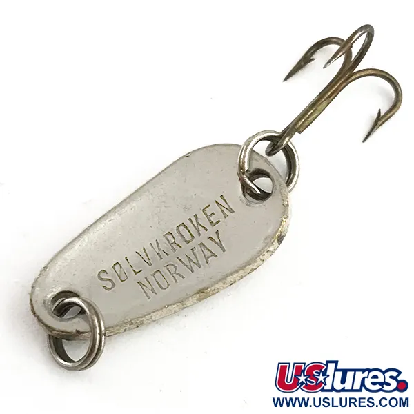 Sølvkroken Spesial Classic Cuillère, Argent/Rouge, 4g, Vintage, #5934