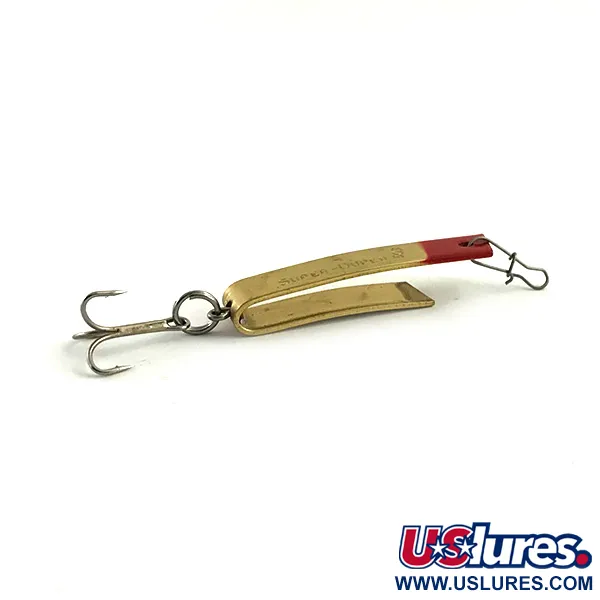South Bend Super-Duper 503 Cuillère, Or / Rouge, 4.3g, Hybride, #5941