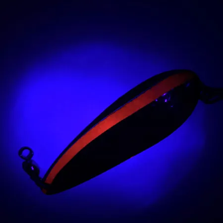 Luhr Jensen Krocodile Cuillère, Or martelé/Rouge, 23g, UV, #5954