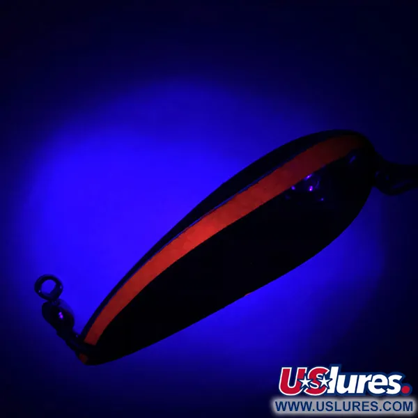 Luhr Jensen Krocodile Cuillère, Or martelé/Rouge, 23g, UV, #5954