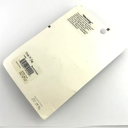 DUH Ultimate Weedless Jig UV Jig anti-herbe, Marron / Rouge, 12g, #6294