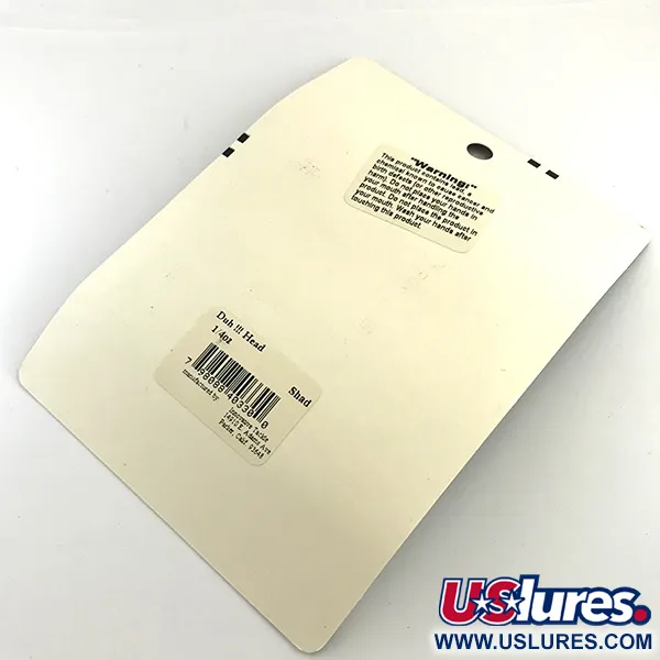 DUH!!! Head jig heads kit, Blanc / Noir, 7g, Hameçon Offset, #6295