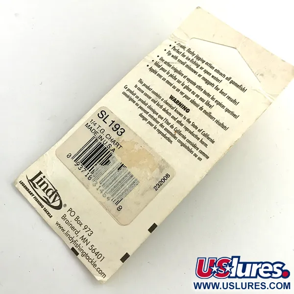 Lindy Frostee Jigging Spoon Glow, Chartreuse UV Glow, 7g, Techni-Glo, #5968