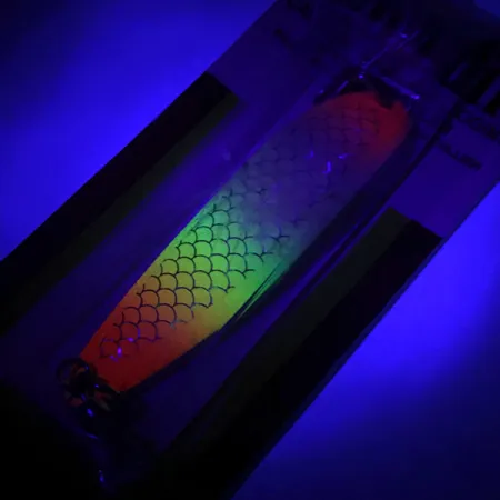 Luhr Jensen Krocodile Die #4 Cuillère, Rainbow, 19g, #1003-058-0486