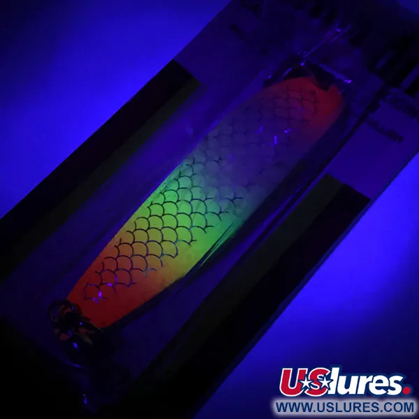 Luhr Jensen Krocodile Die #4 Cuillère, Rainbow, 19g, #1003-058-0486