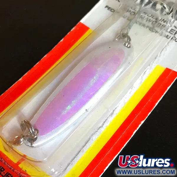 Luhr Jensen Krocodile Die #3 Cuillère, White Pearl, 14g, #5970