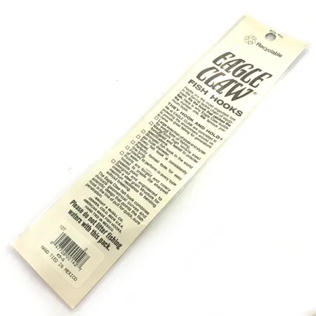 Eagle Claw Snelled Hooks 2 Hameçons montés, Bronze, 6 pcs, #5973