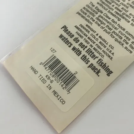 Eagle Claw Snelled Hooks 2 Hameçons montés, Bronze, 6 pcs, #5973