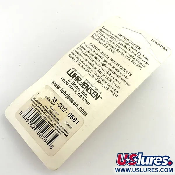 Luhr Jensen Loco 2 Cuillère, Blanc Nacré/Hologramme, 7g, #5974